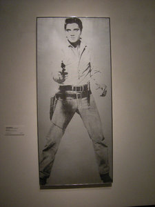 42. Elvis by Andy Warhol