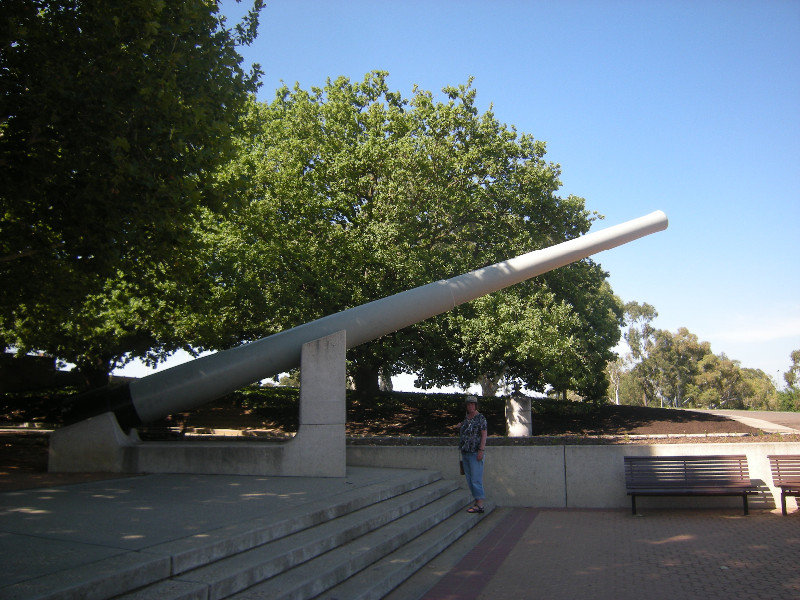 7. Naval Gun from HMAS Australia
