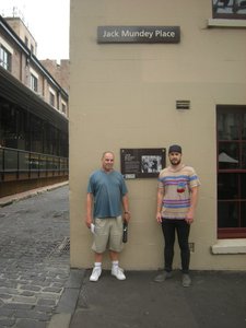 2. D and Will at Jack Mundey Place