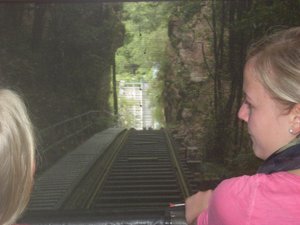 38. Riding the Steepest Railway - View Down