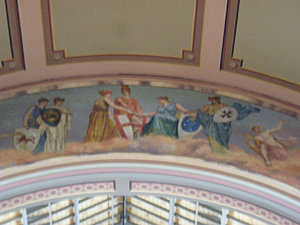 40. Painted Panel, The Royal Exhibition Building