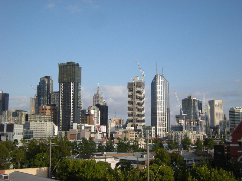 1. Melbourne from the YH Terrace