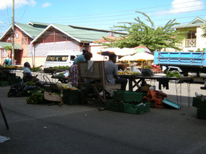 7. The Street Market in Castries
