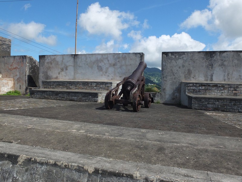 4. Cannon on the Ramparts at Fort Charlotte