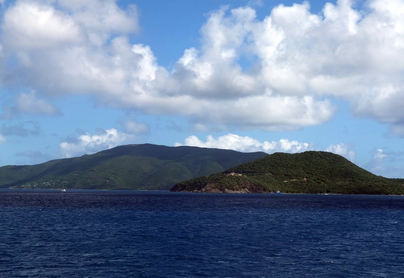 5. Tortola  from the Virgin Gorda Ferry