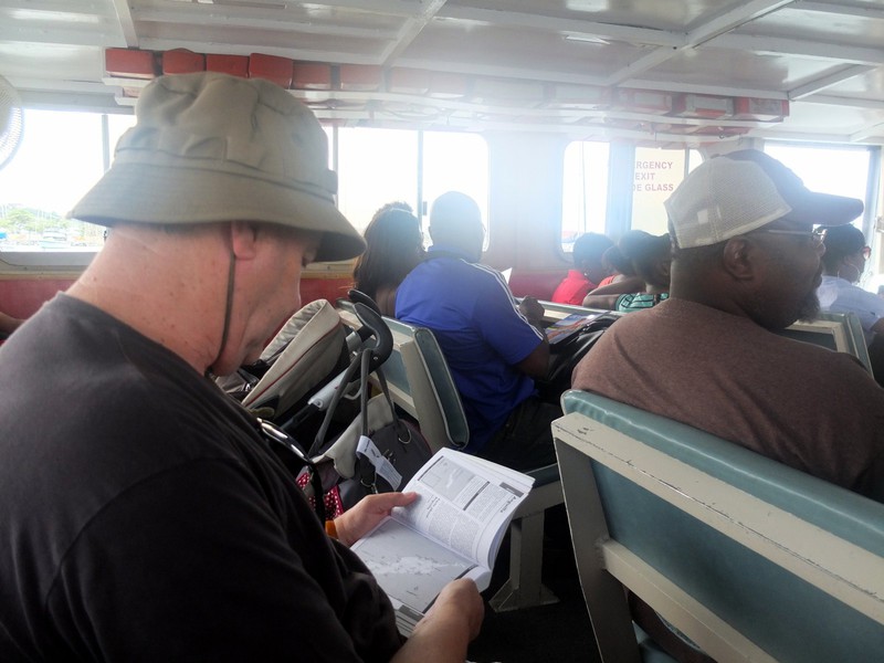 5.  D on the Anguilla Ferry