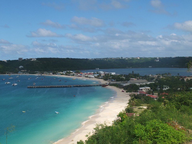 22. Sandy Ground and Road Bay from Back Street Lookout