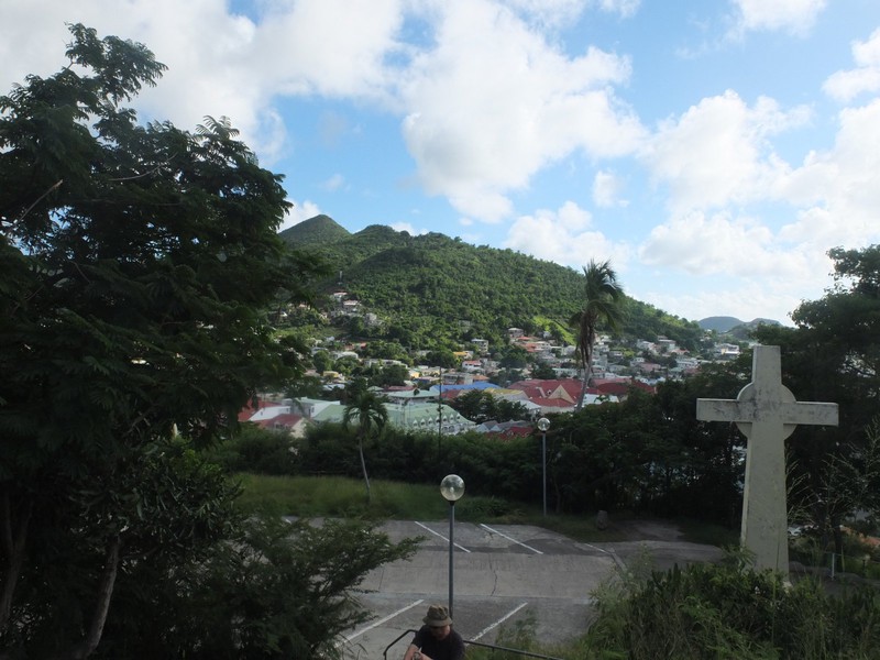 59. View of Marigot on the Walk up to Fort Louis