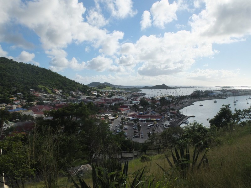 60. Marigot and Surrounds from Fort Louis