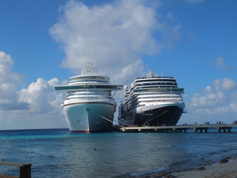8. The New Amsterdam and The Azura at Grand Turk