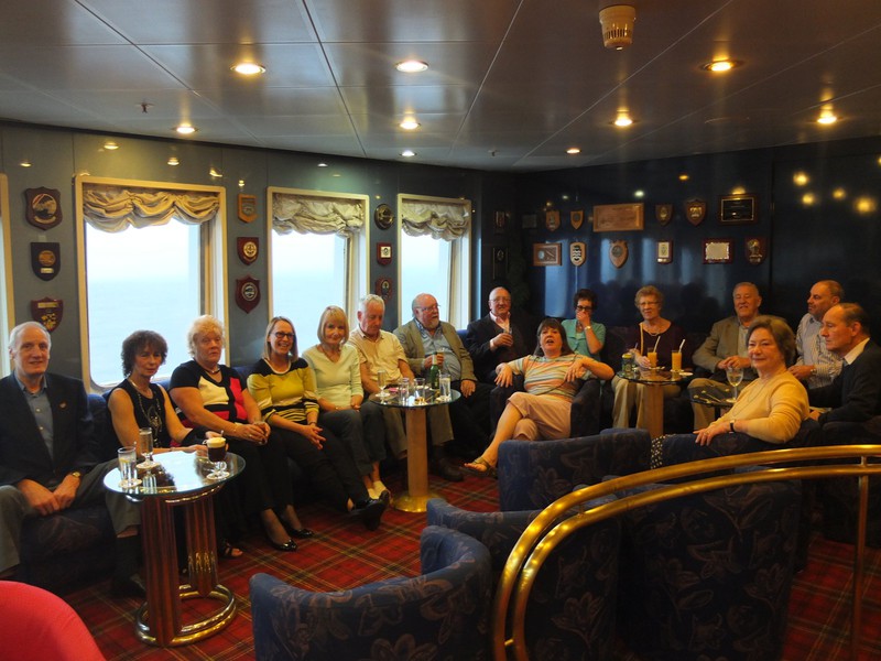 The Van Gogh Travellers Reunion in the Captain's Club