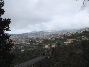 7. View of Funchal and  Madeira from the Botanical Gardens