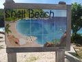 10. Shell Beach Sign