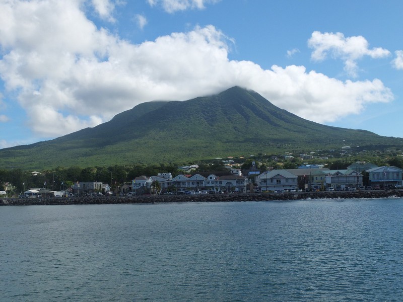 9. Charlestown and Nevis from the Ferry