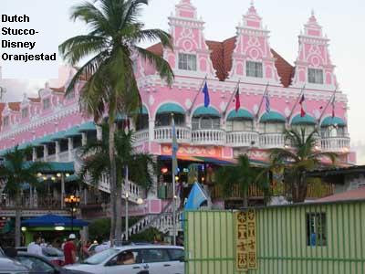 Aruba -  Dutch Stucco-Disney  Oranjestad