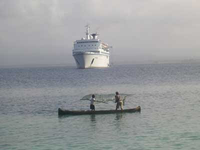 Ikotpu Island - View of Fishermen and the MVVG