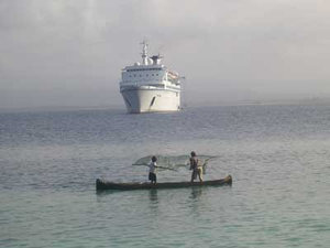Ikotpu Island - View of Fishermen and the MVVG