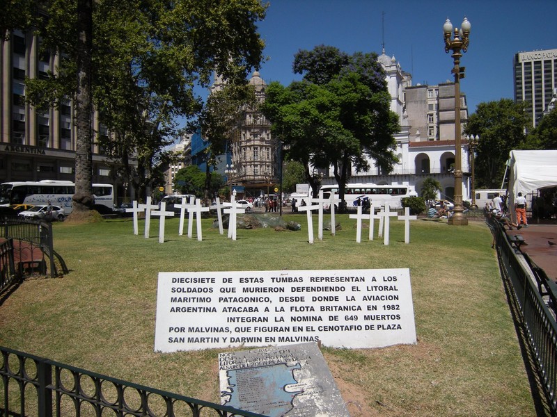 6.  May Square - Memorial to Falklands Fallen