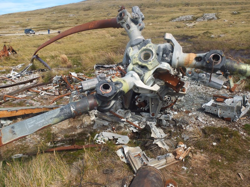 109.  Puma Helicopter Wreckage