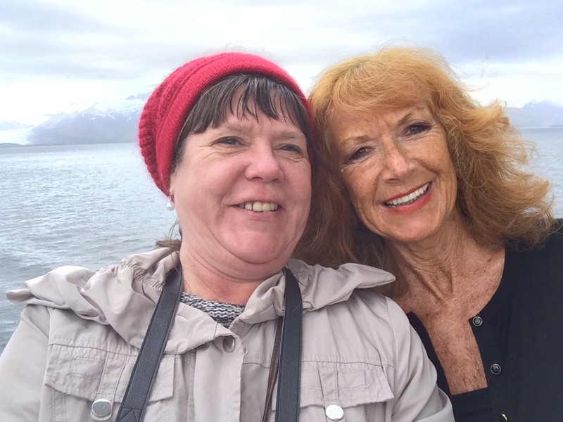 76.  M and Sandra Enjoying Chilean Fjords