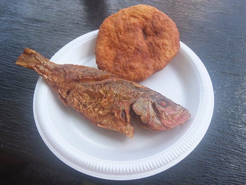 62.  Fried Fish and Johnny Cake