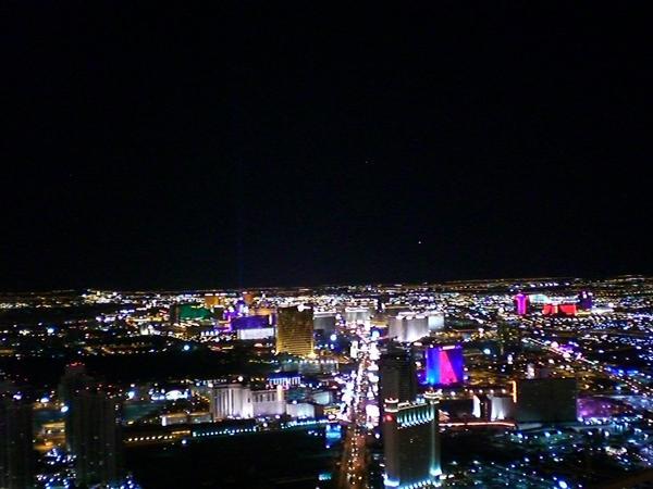 Vegas night sky