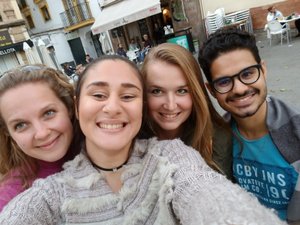 Amizades no mundo - dois brasileiros, uma eslovaca e uma austriáca