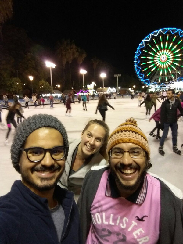 Eislaufen mit Fernando und Tiago