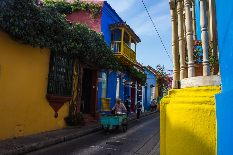 Die Straßen Cartagenas