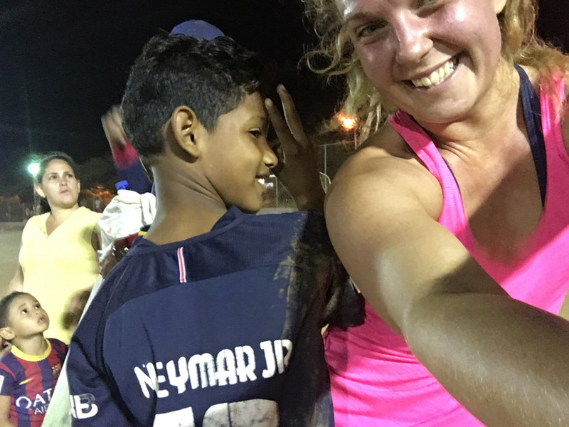 Fußball mit Neymar Jr Jr in Taganga