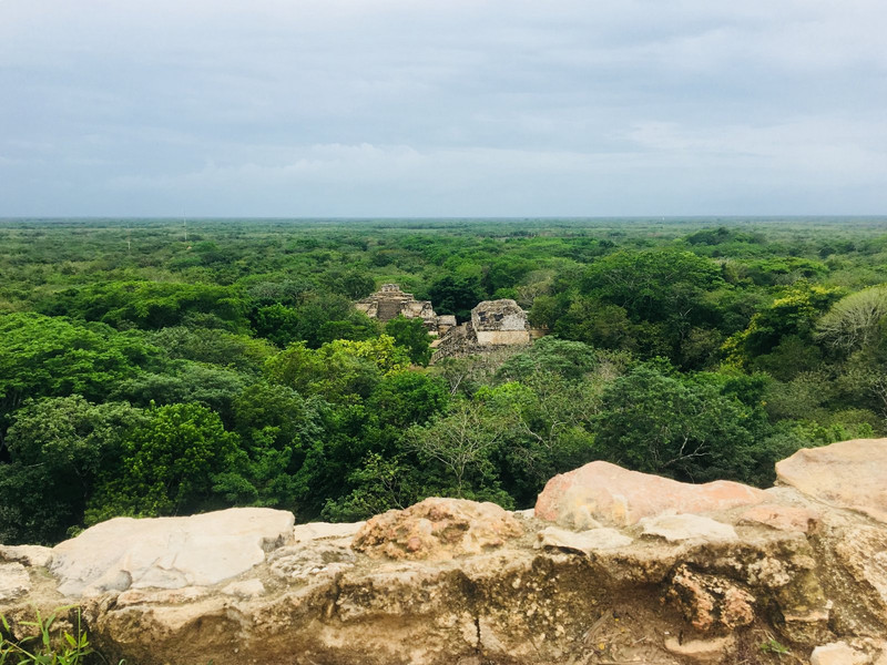 Ek Balam - Aussicht über den Dschungel