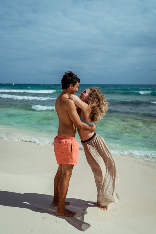 Fotoshoot am Strand mit Julio's Fotografen-Freundin