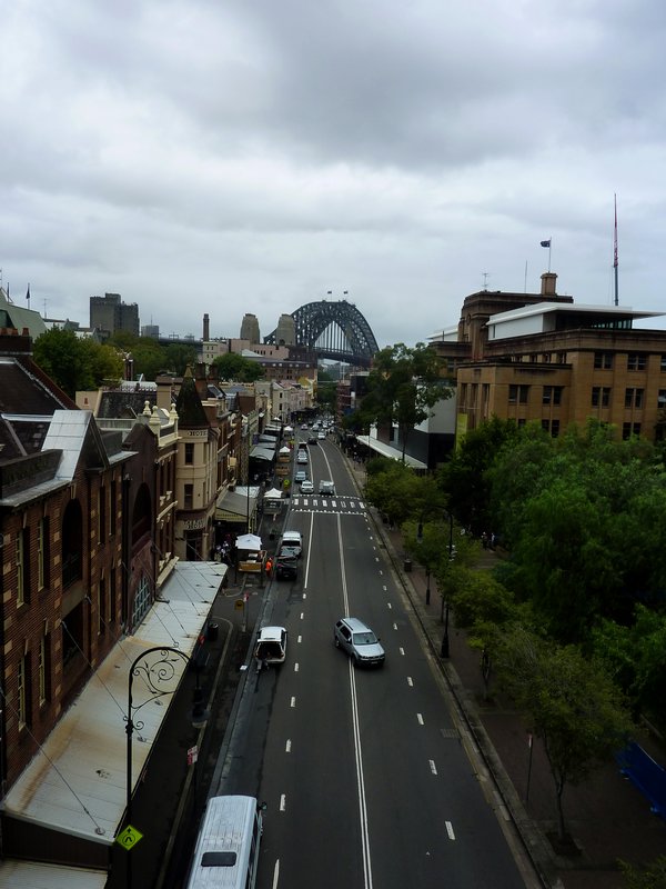 ein Blick über die Straßen Sydneys