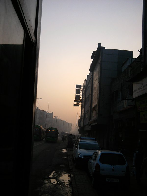 Delhi am Morgen