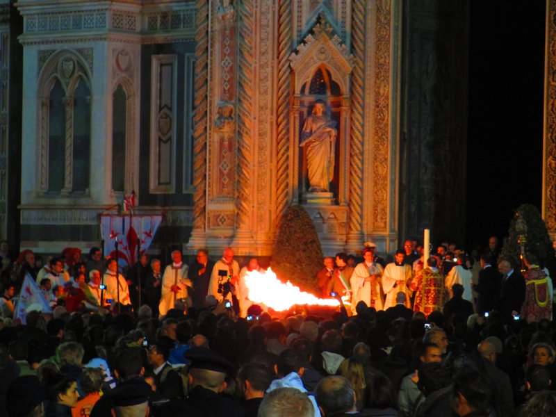 Fire at the Duomo