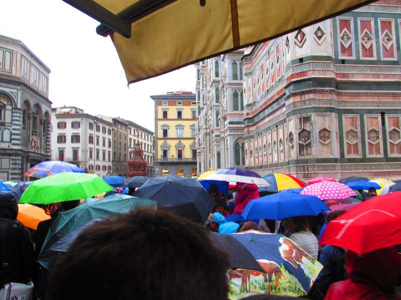 Sea of umbrellas 