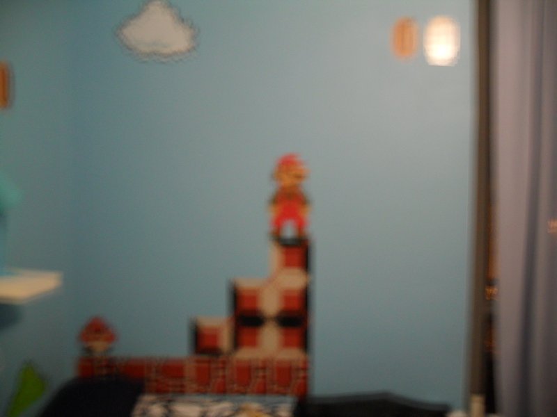 Mario room in the comic guesthouse
