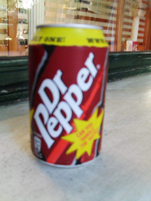 The 1st Dr. Pepper I found in Europe