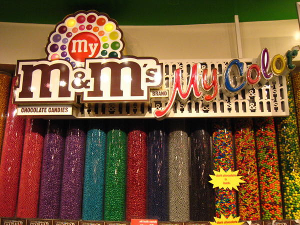 A whole M&M shop!
