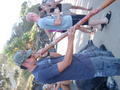 David playing the didgeridoo