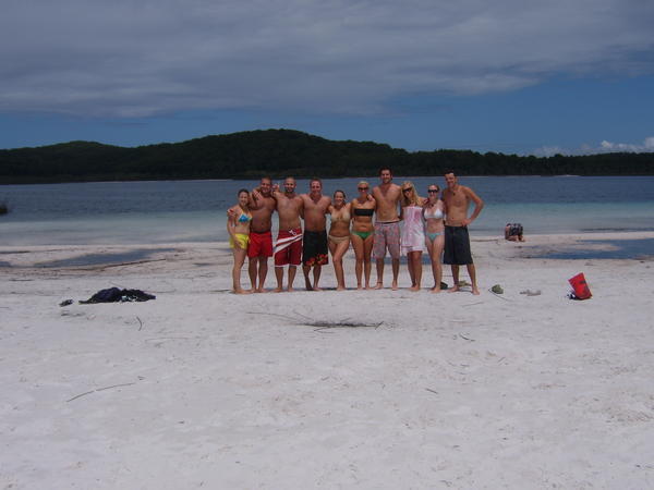 group pose at Lake No:1