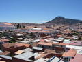 View of Sucre from our room