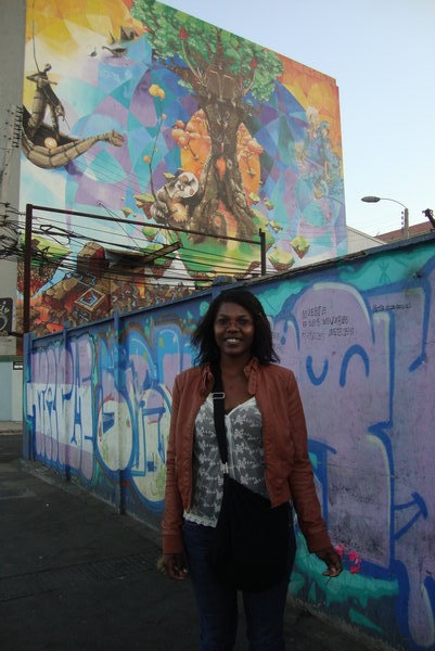 Mural and me.