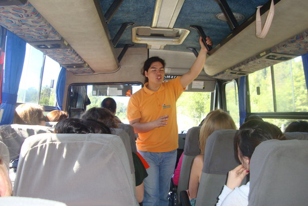 Tour guide for my bus.