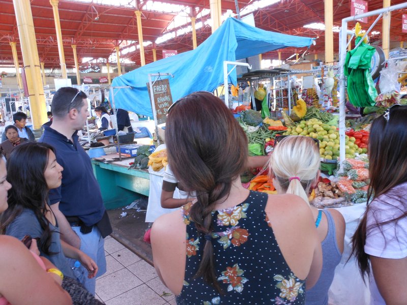 Guided tour of the market
