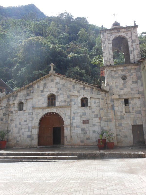 Cool church in Aguas Calientes
