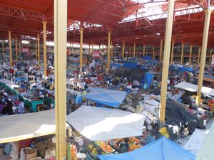 View over the market in Arequipa