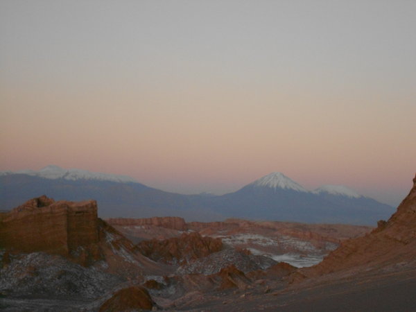 Valle de la Luna at Sunset