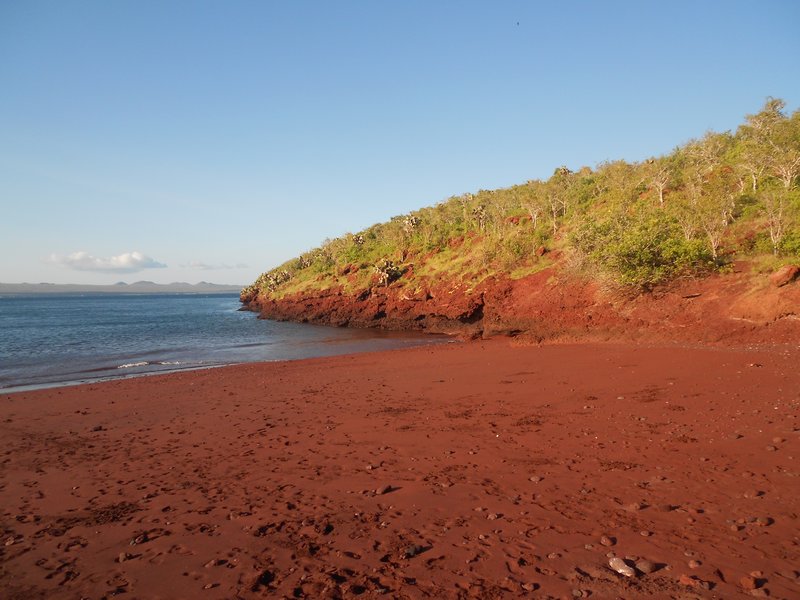 Rabida - red sand beach