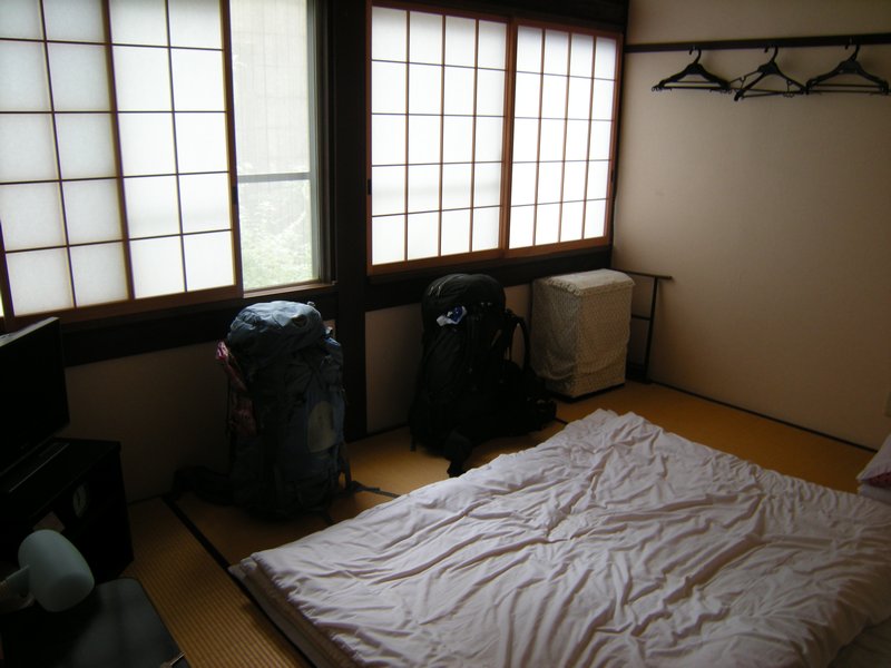 Notre chambre à l'auberge de Takayama